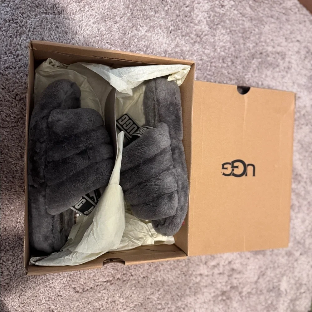 UGG Fluff Yeah Slides - Picture 2 of 3